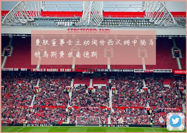 曼联董事会主动询价西汉姆中场马特乌斯费尔南德斯
